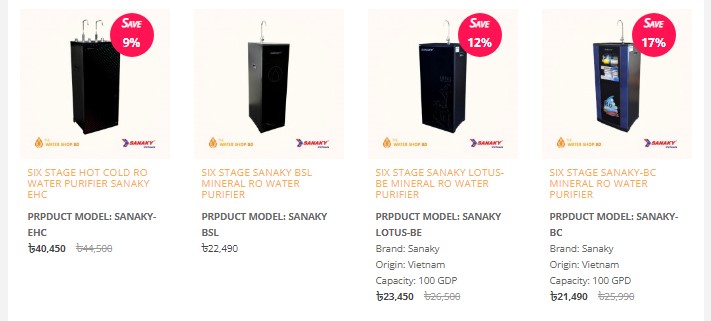 sanaky water purifier