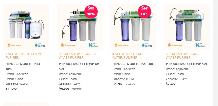 top klean water purifier